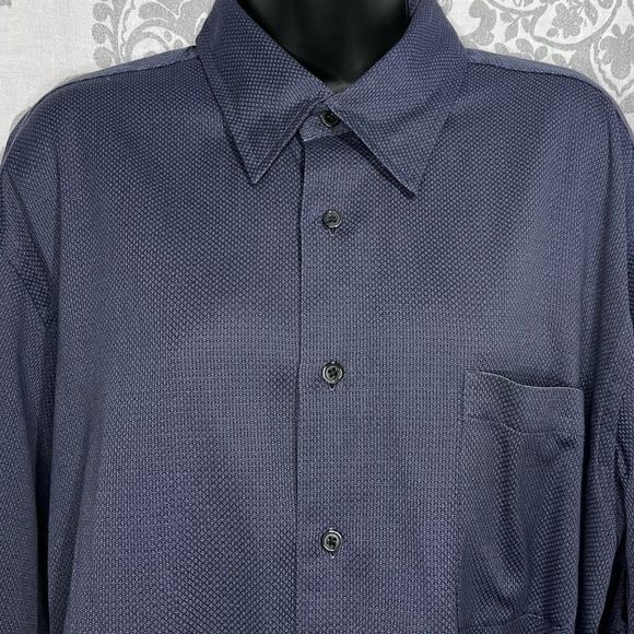 Expert by Evergreen Men’s Blue Cotton Button Down Size Large - Picture 3 of 5